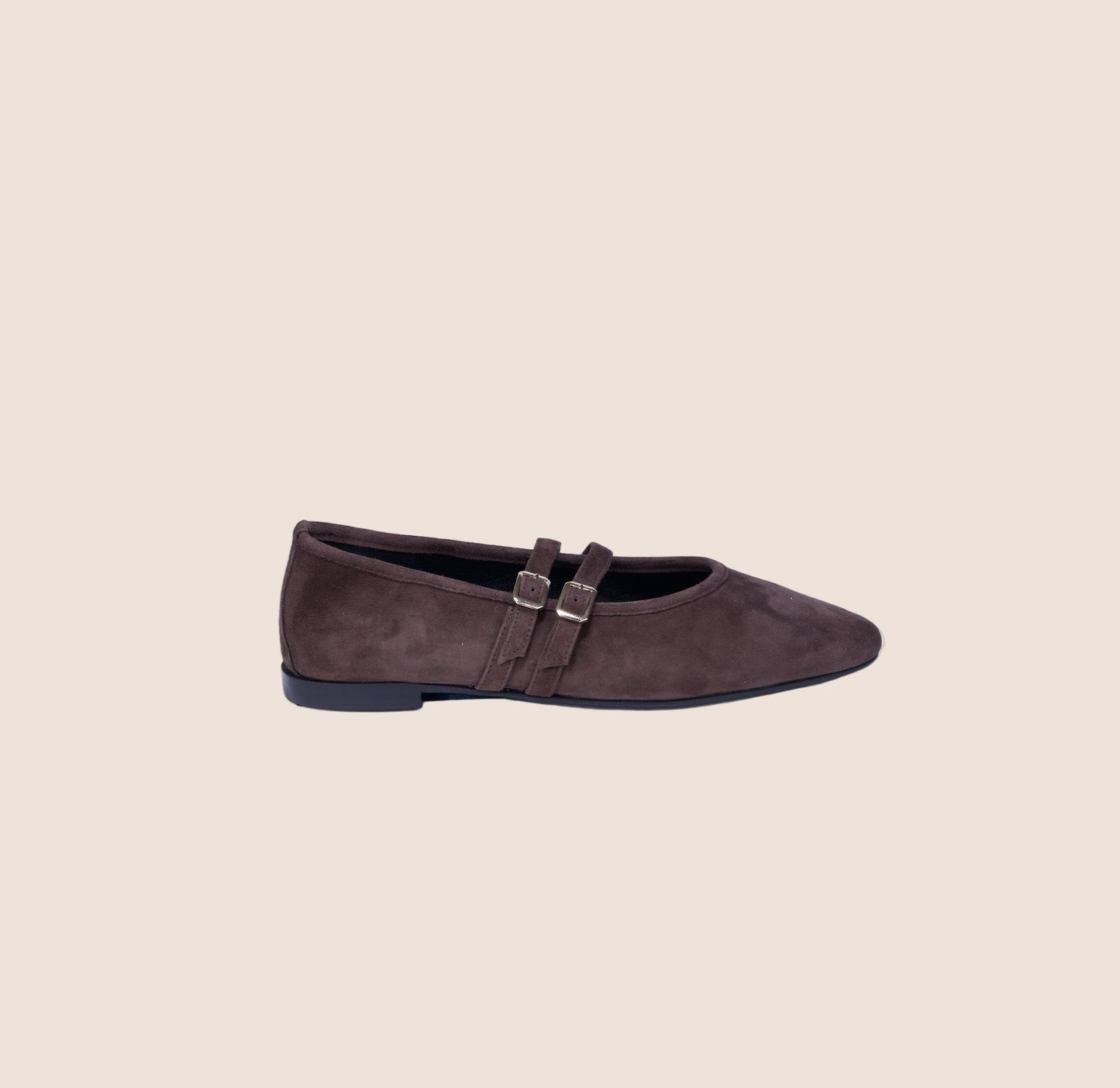 Cori 2 Buckle - Chocolate Suede